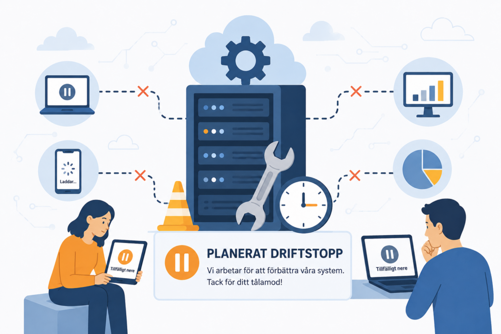 Planerat driftstopp